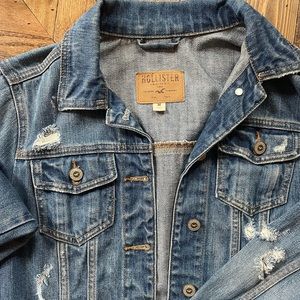 Hollister Distressed Denim Jacket